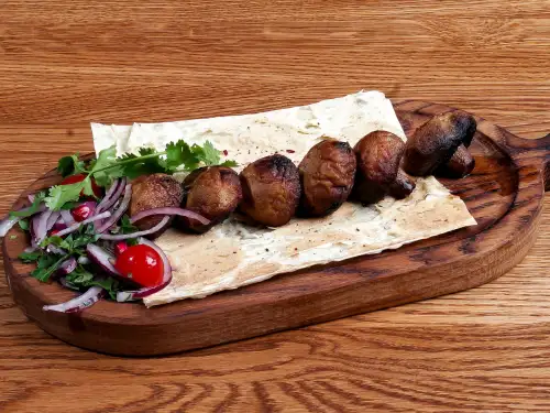 Шашлык из шампиньонов